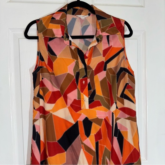 L'ATISTE Orange Black Halter Maxi Sundress size L - Picture 7 of 16